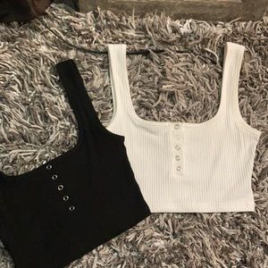 NWOT TIGER MIST CROPPED TANK